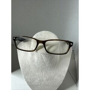 Ray-Ban RB5206 2445 Eyeglasses Frames Womens Brown Tortoise 54-18-145 2611